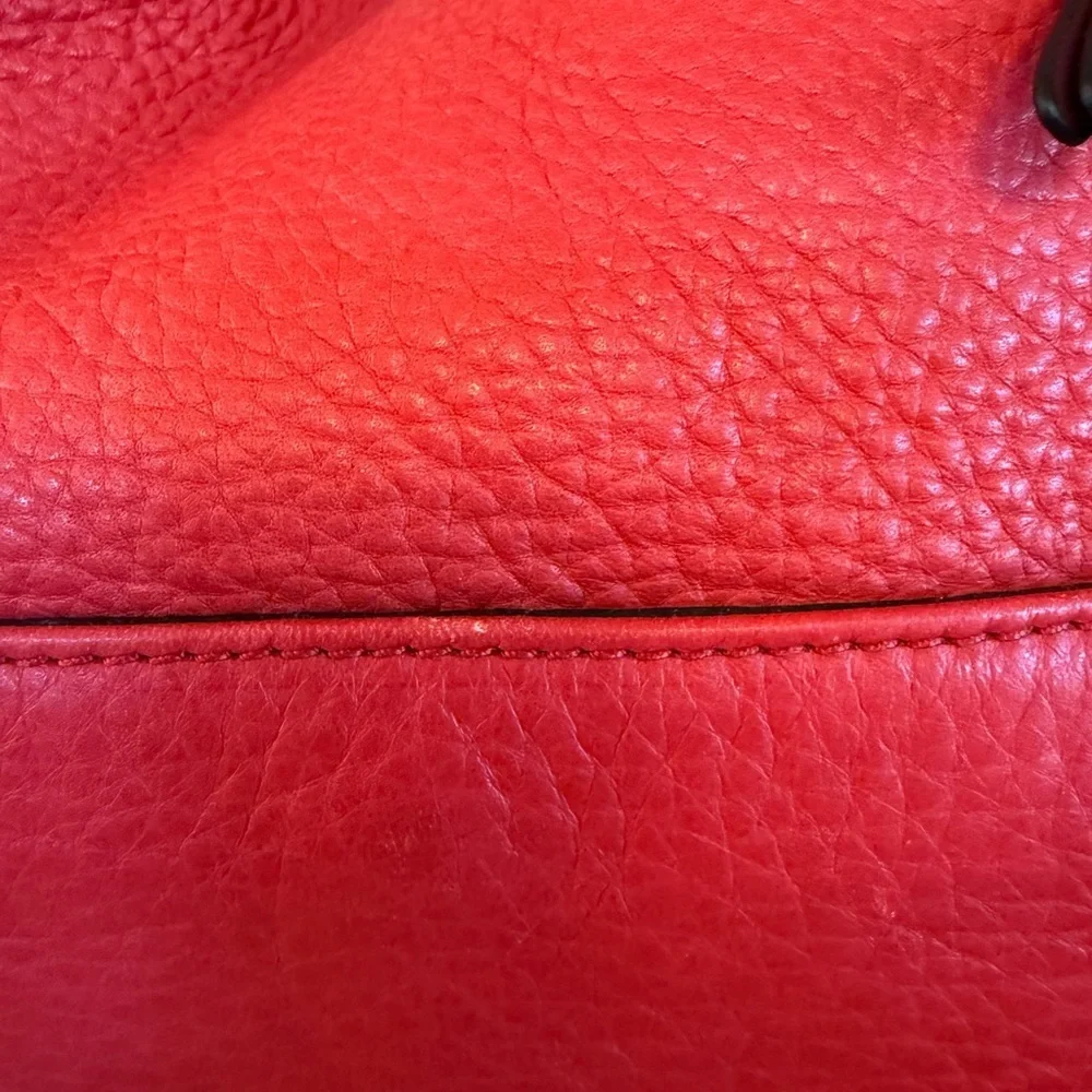 Tahari Pink and Red Hobo Bag